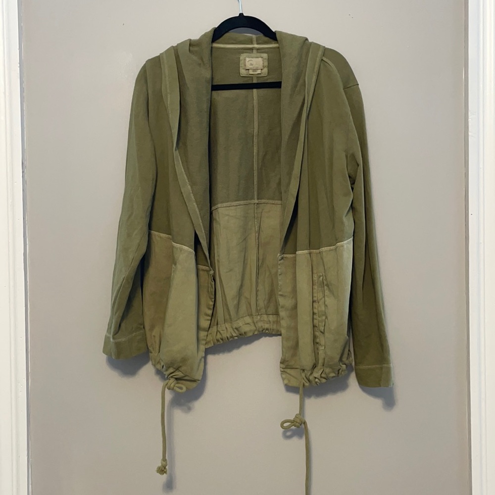 9-HI5 STCL Anthropologie Green Jacket